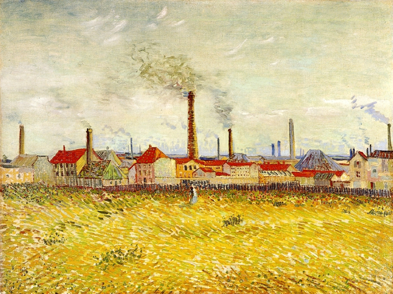 Factories at Asnieres Seen from the Quai de Clichy 1887
